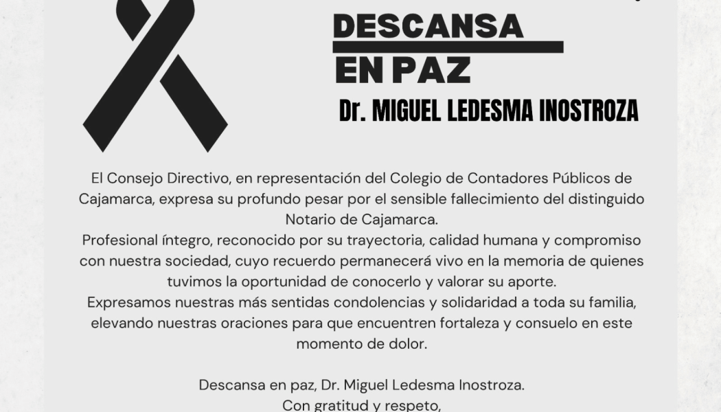 Condolencias